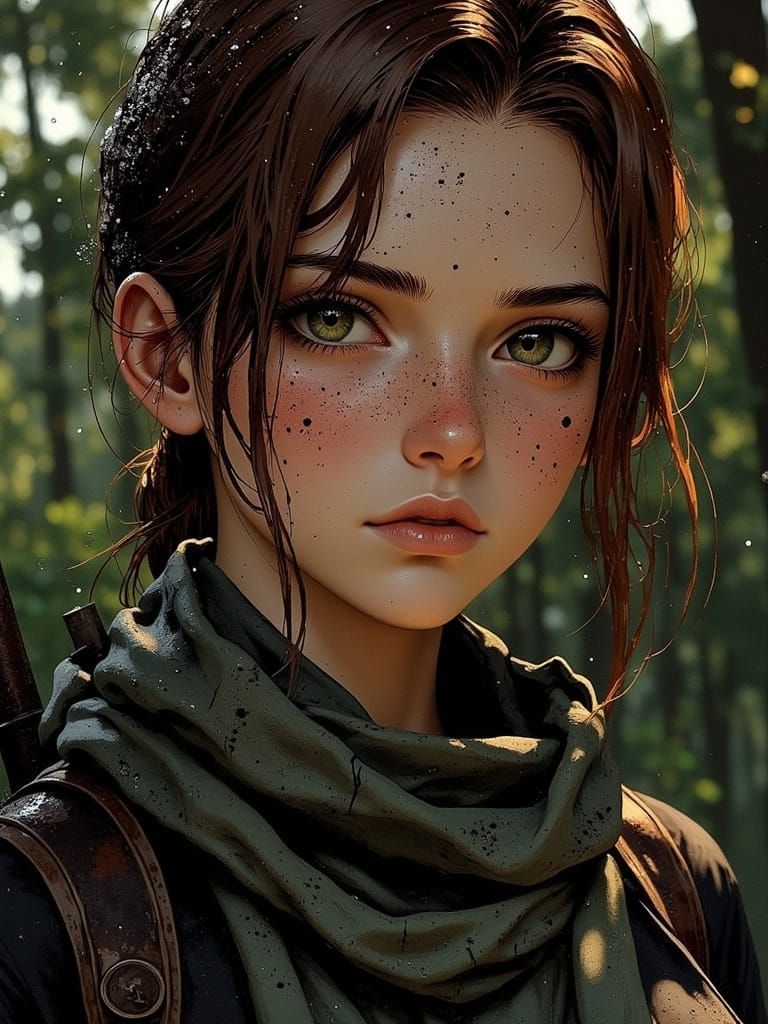 Ellie in Cyberpunk Style