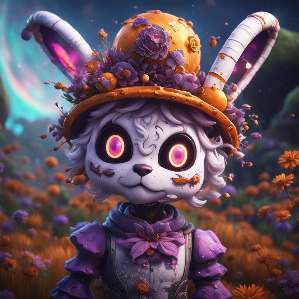 Lolbit and Bonnet Fusion: Detailed Digital Art