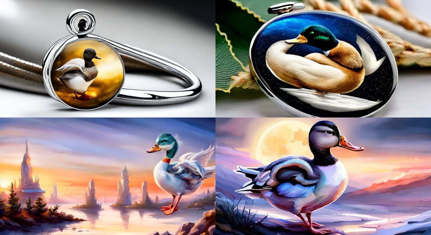 Celestial Swan in Motion