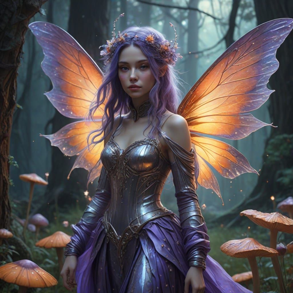 Ethereal Fairy in Whimsical Forest