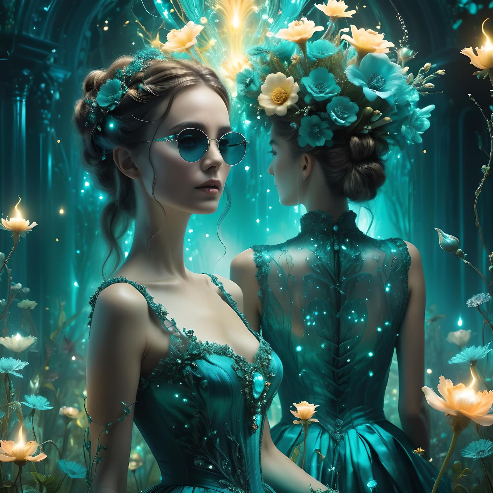 Lady encounters Alter Ego