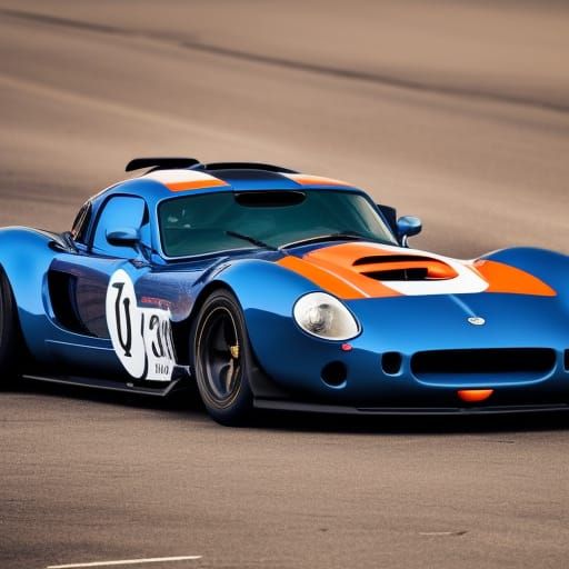 Cobra Sportscars at Le Mans: Photorealistic 8K