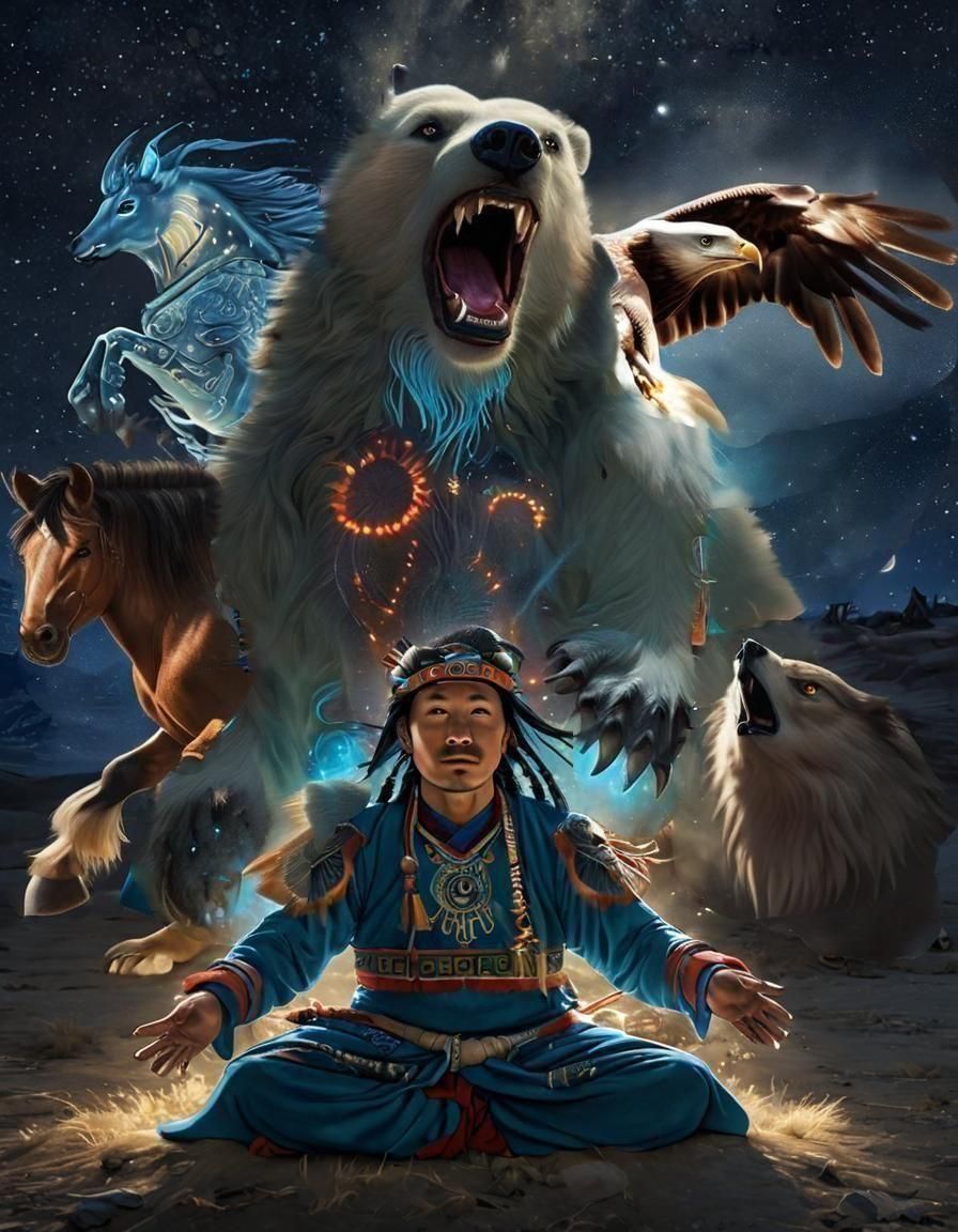 Mongolian -  Spirit animals