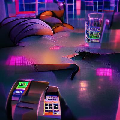 Dreamlike Sunset Landscape with Solitary Tree