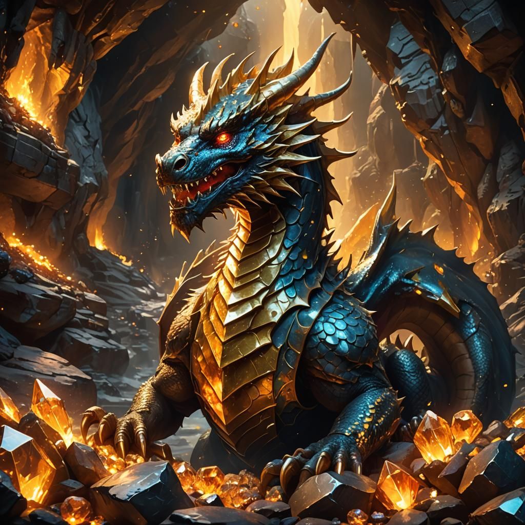 Dragon's Treasure Trove: Fantasy Concept Art