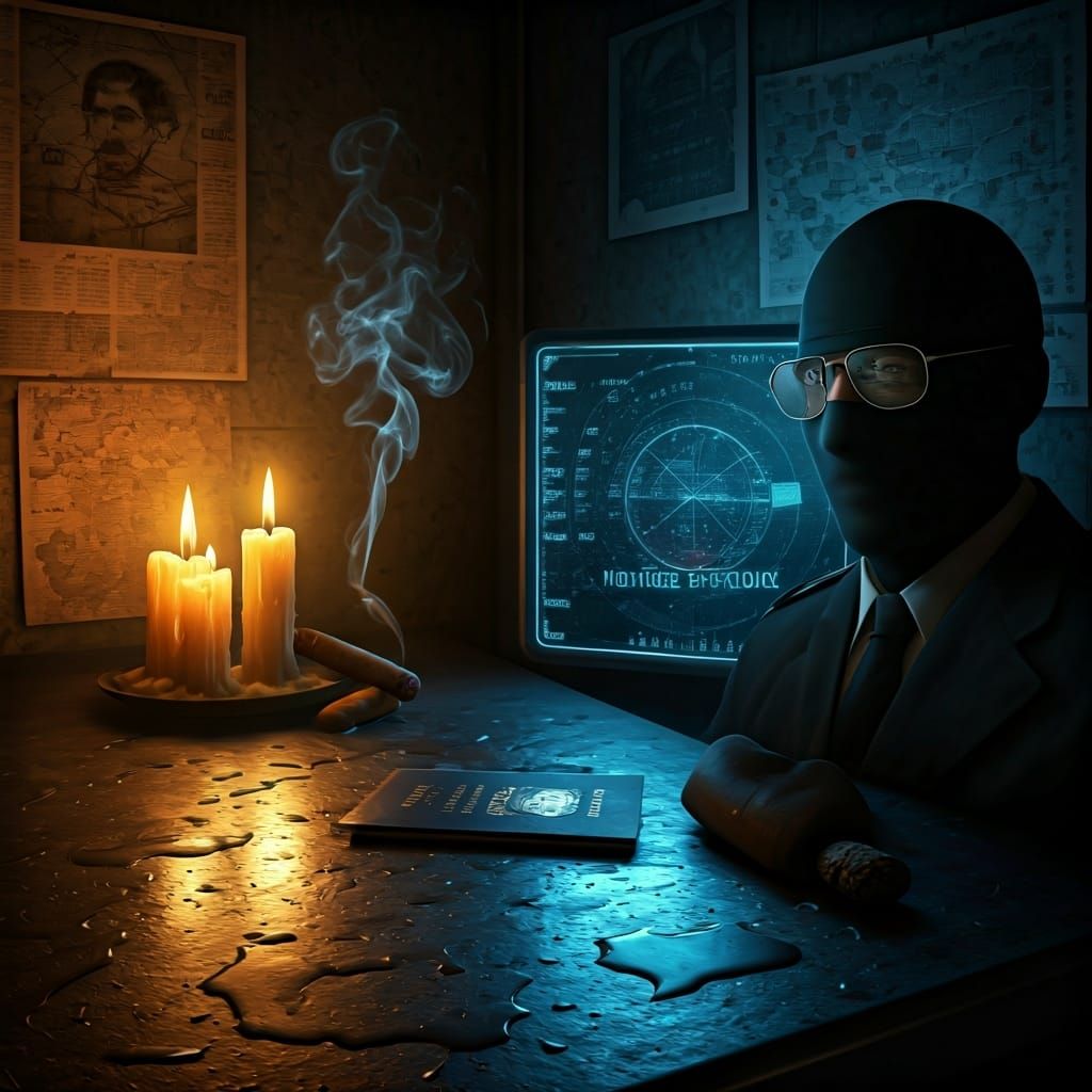 Interrogation Room: Espionage in a Futuristic Style