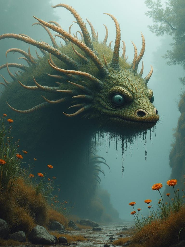 Hysterical Fauna and Eldritch Flora in Sketchy Style