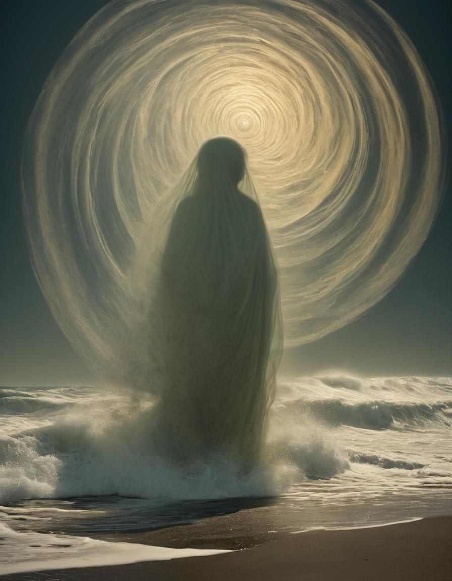 Luminescent Dust Waves in Surreal Style