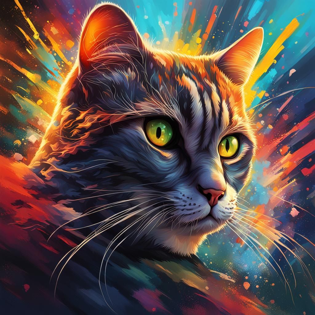 Hyperrealistic Colorful Concept Art with Dramatic Lighting