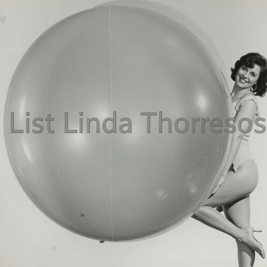 Linda Thorson Burlesque Balloon Dance Art