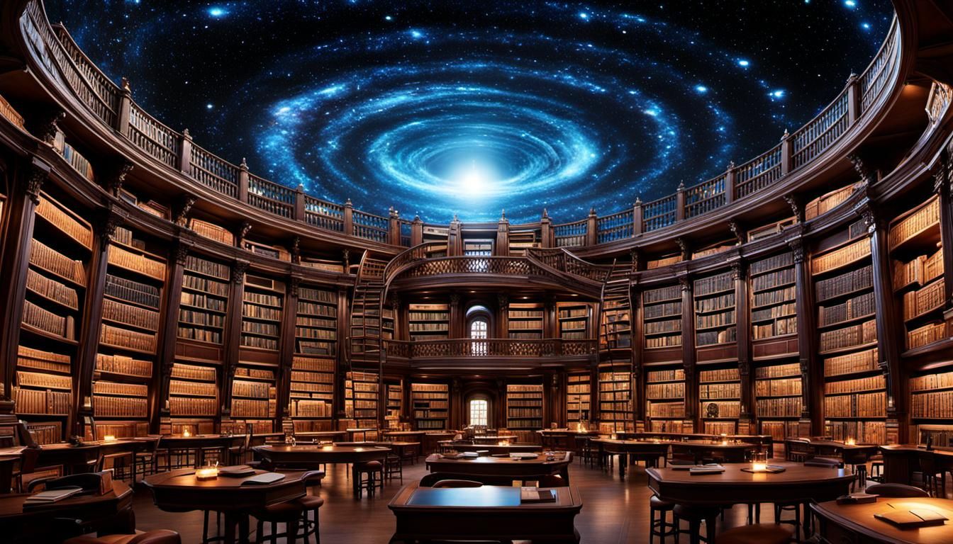 Cosmic Library of Civilizations in Space