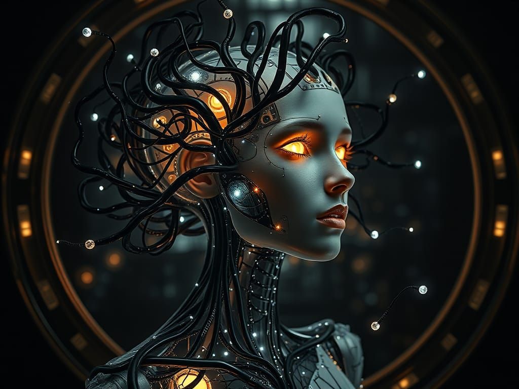 Automatron Audrey's Wirish Whirlington Hair Mirrored in Crazy Lace Agate Whirlingtons & Gray's