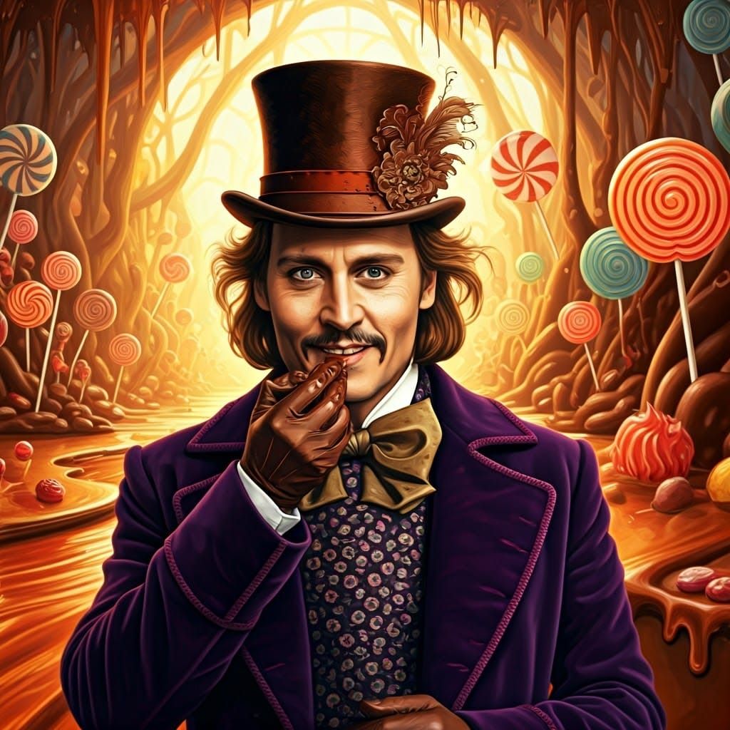 Johnny Depp as Willy Wonka