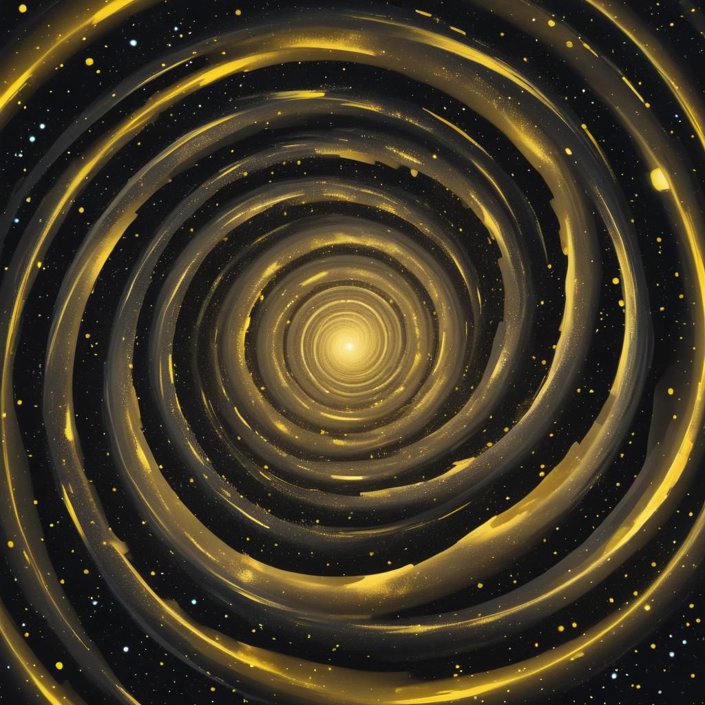 Hypnotic Spiral of Stars and Light