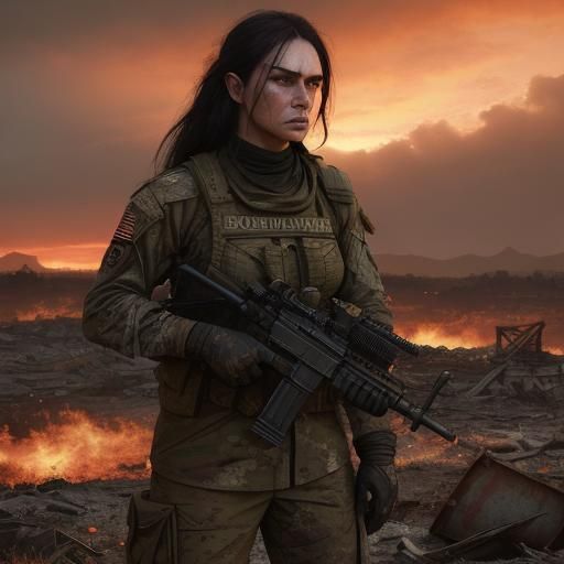 Women Warriors in a War-Torn Landscape