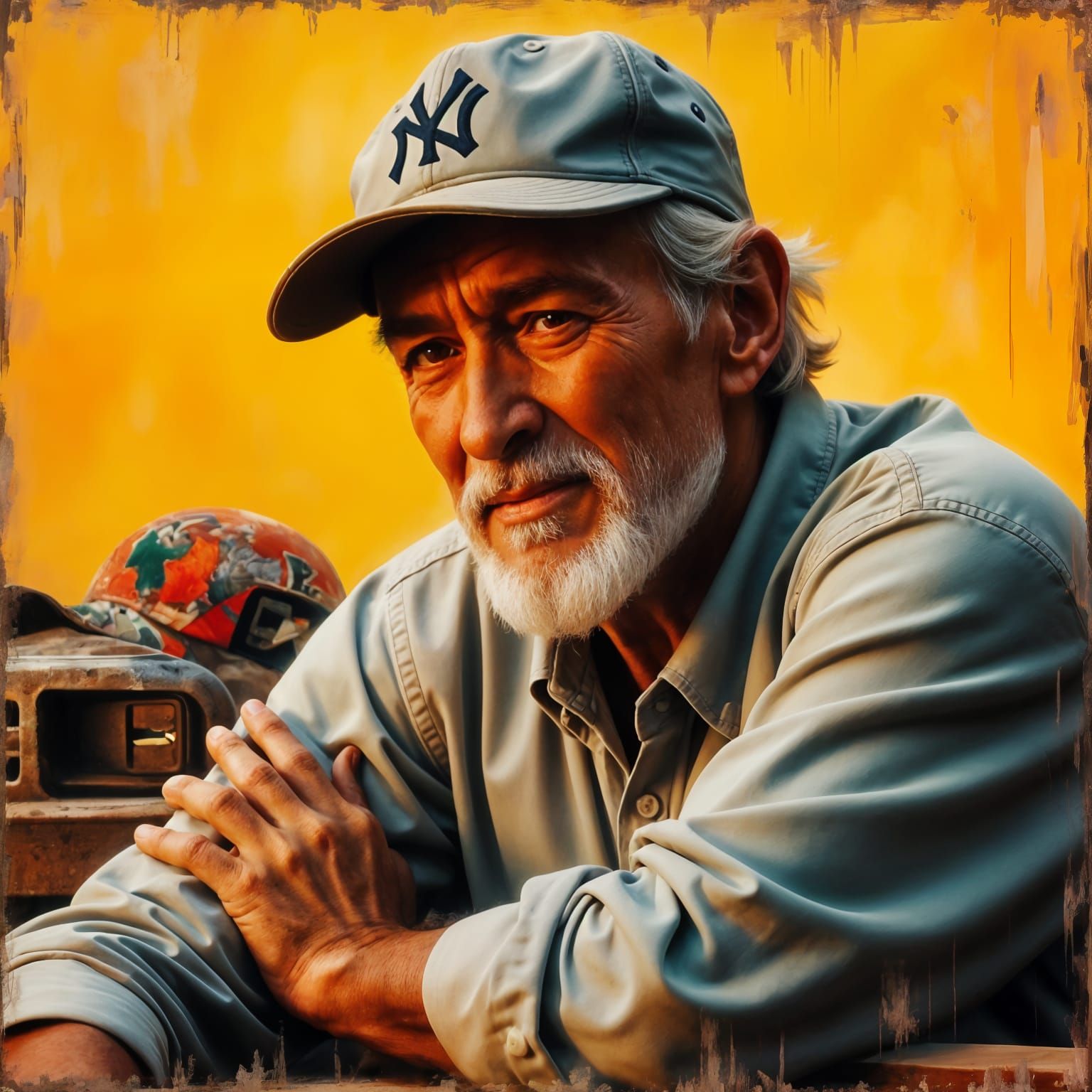 An Old Man Reflects on Youthful Baseball Days in Neo-Express...