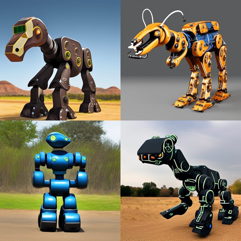 Hadrosaur Robot: Mechanical Dinosaur Design