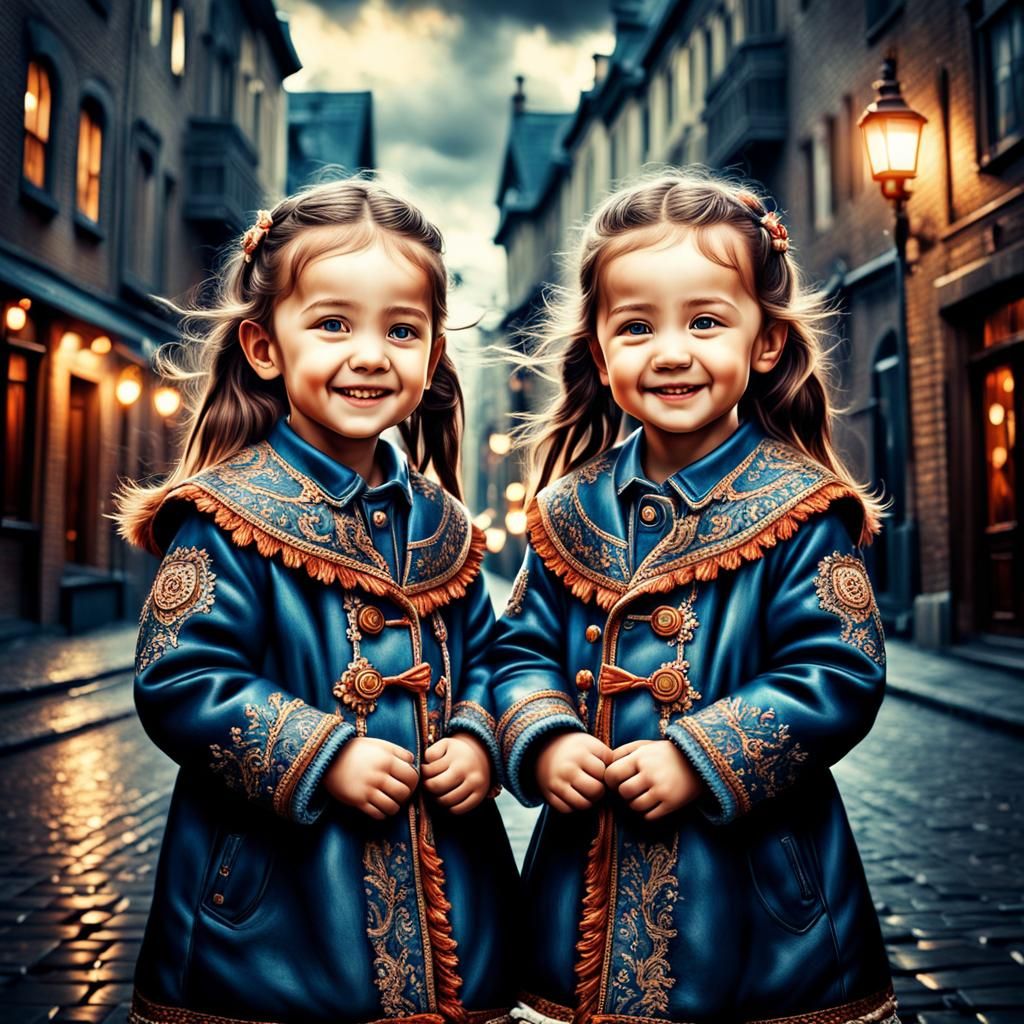 Adorable Twins Share a Loving Bond