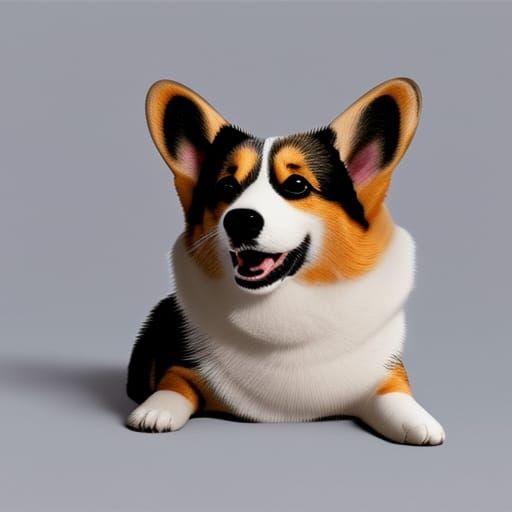 Cute Corgi Portrait