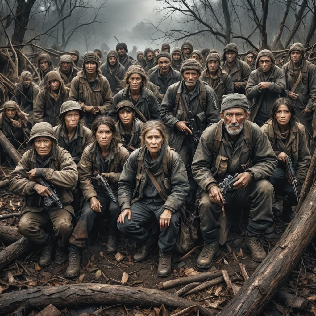 Hyperrealistic Image with Intricate Details and Moody Atmosp...