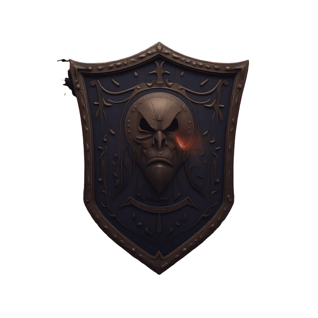 Dark Fantasy Eclipse Over Ocean, Red Sun Over Castle