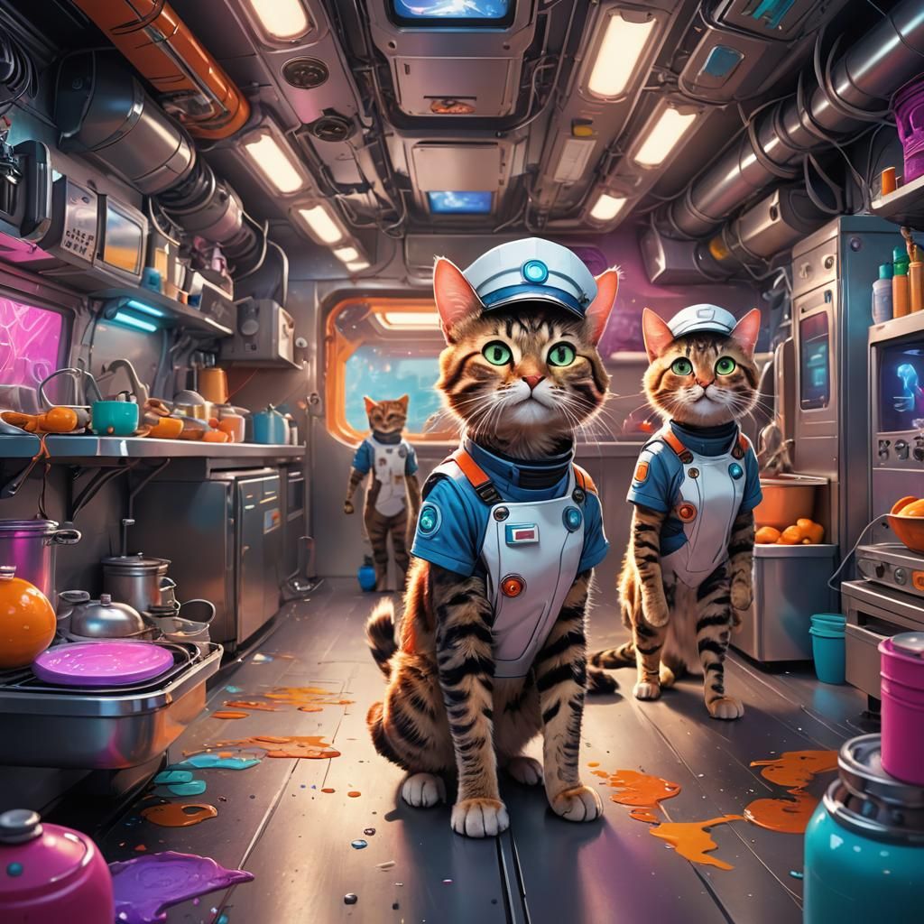A vibrant and captivating 4K concept art illustration. Two a...
