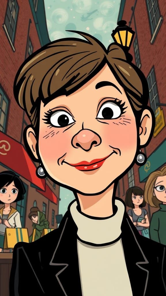 Cartoon Bridget Jones