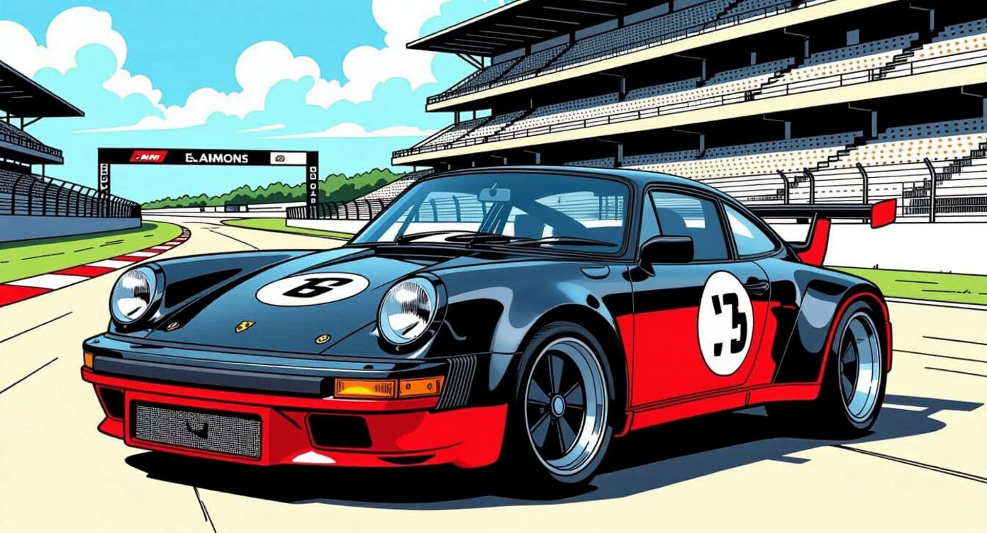 Kara Zor-El at European Car Race, Milo Manara Style