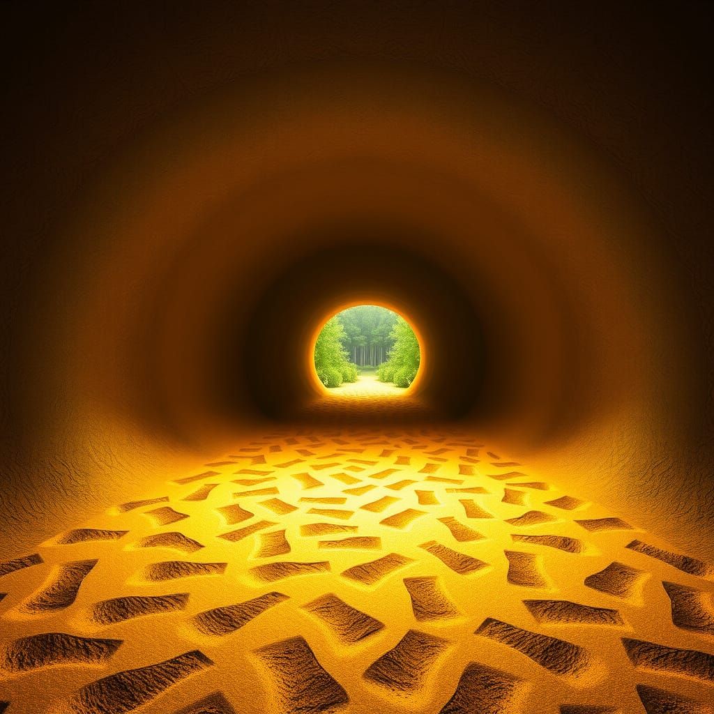 Abstract Light Forms in Infinite Darkness