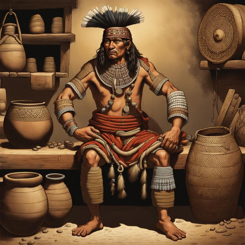 Aztec Merchant in the Gunpowder Age