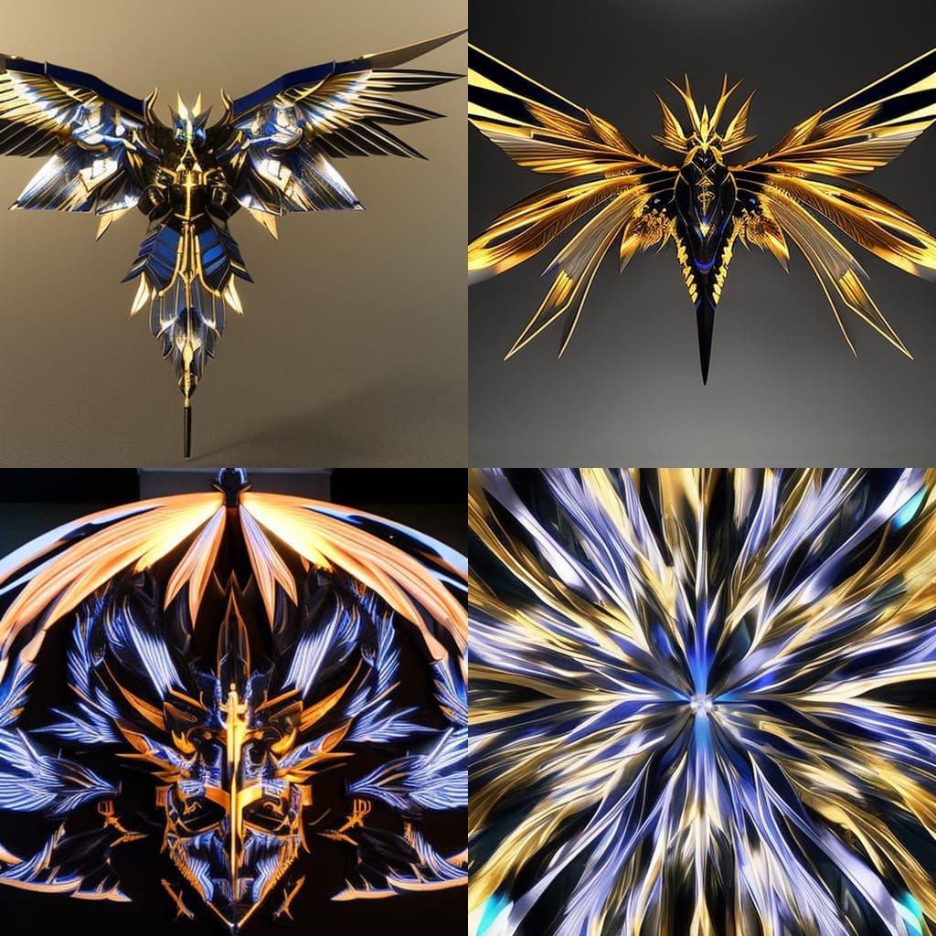 Hyperdetailed Lucifer with Dark Wings in Photorealistic Styl...