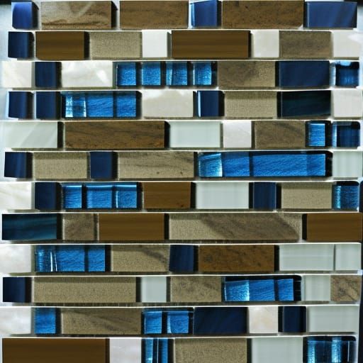 Underwater Coral Reef Mosaic Inspired by Antoni Gaudi