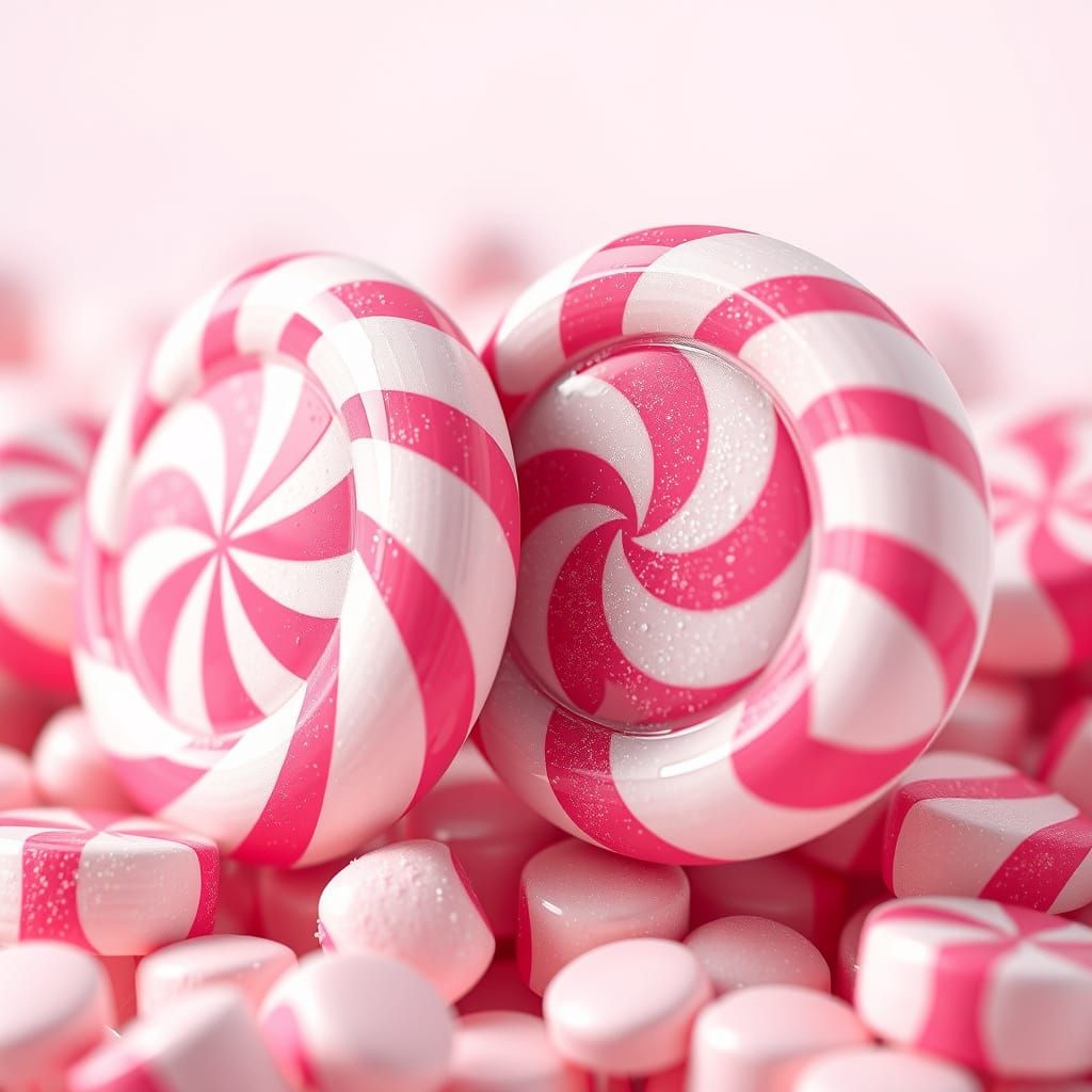 Surreal Gum Ad in Vibrant Anime Style