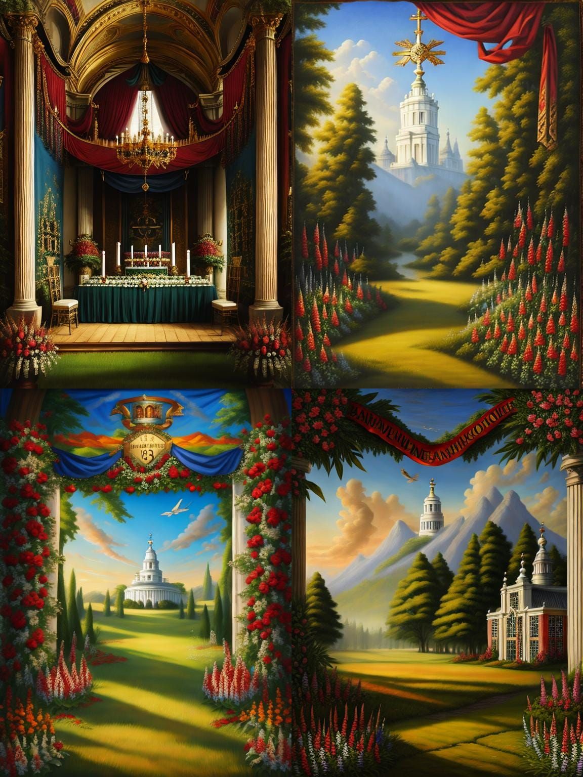 Banqueting House of Love in Cosmic Light