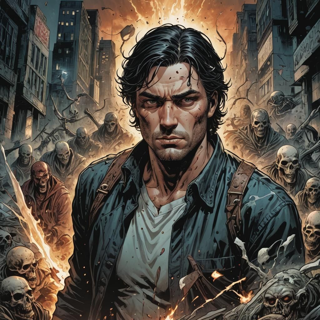 Dramatic Comic Book Art of a World in Sorrow