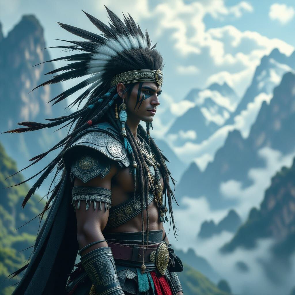 Wild Spirit in Dramatic Digital Matte Painting