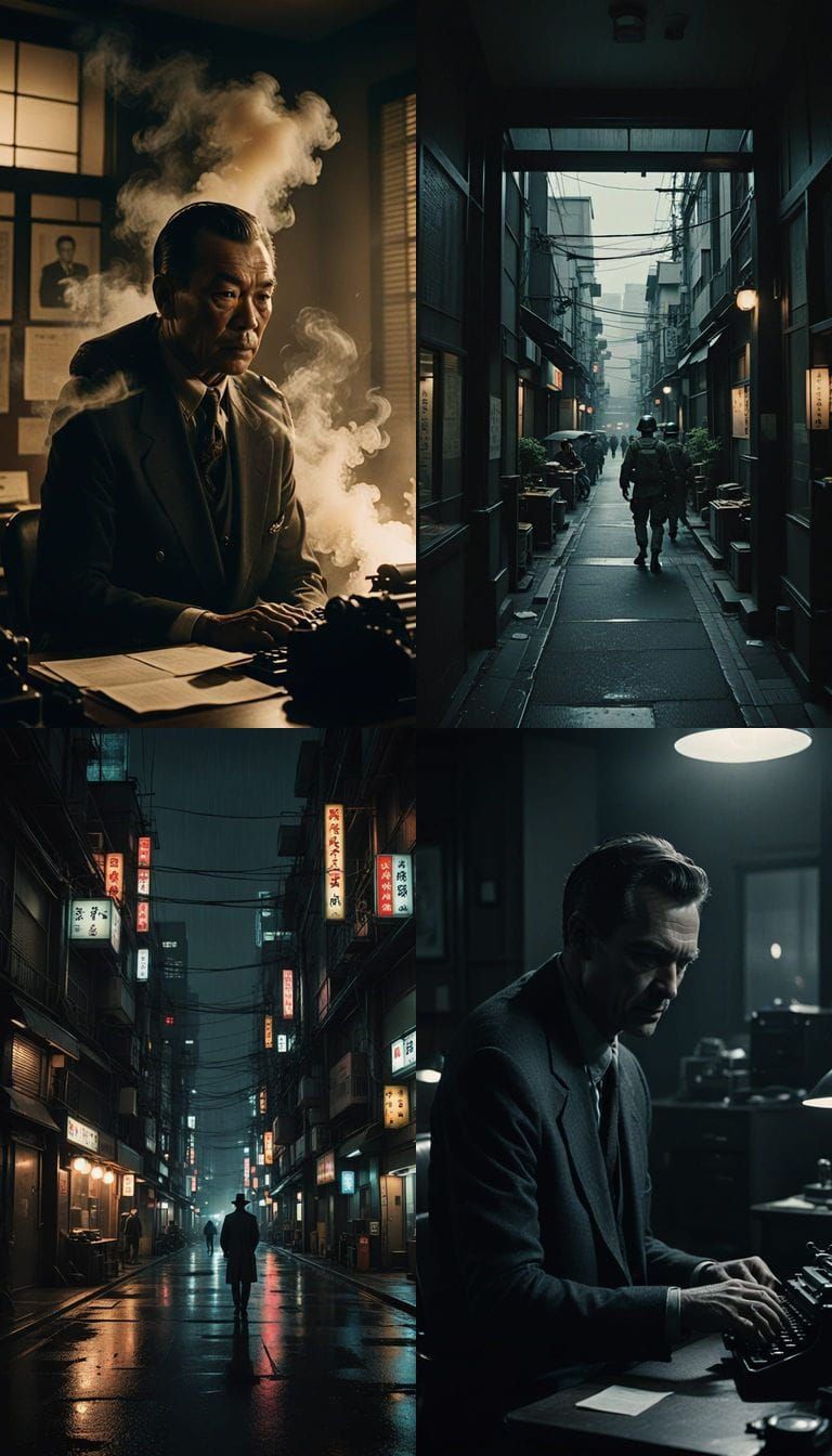 Surreal 1940s Spy in Tokyo, a Cinematic Masterpiece