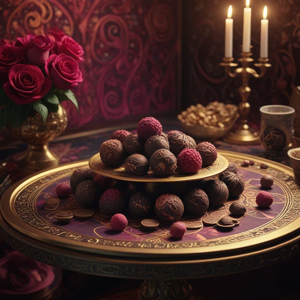 Fantasy Tarot Truffles in Vibrant Colors