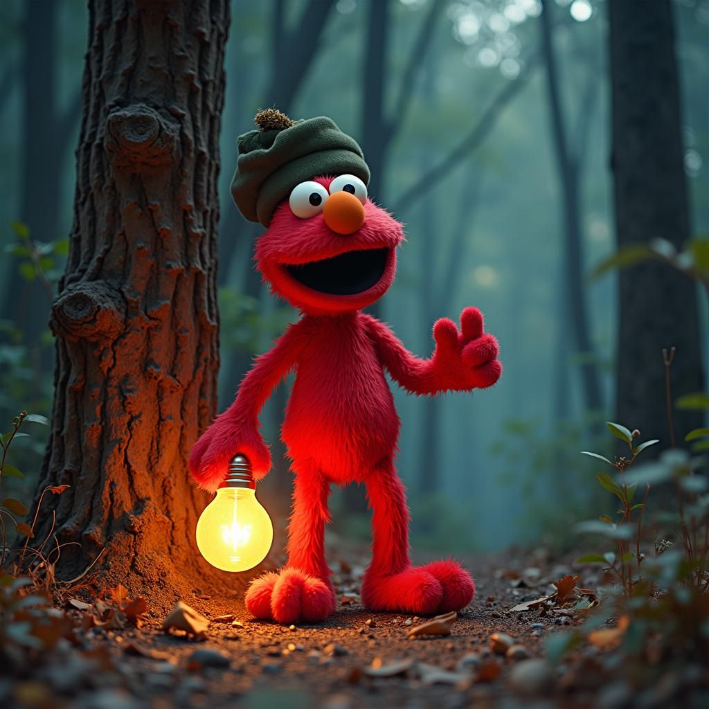 Dellamorte-esque Elmer Fudd Illustration