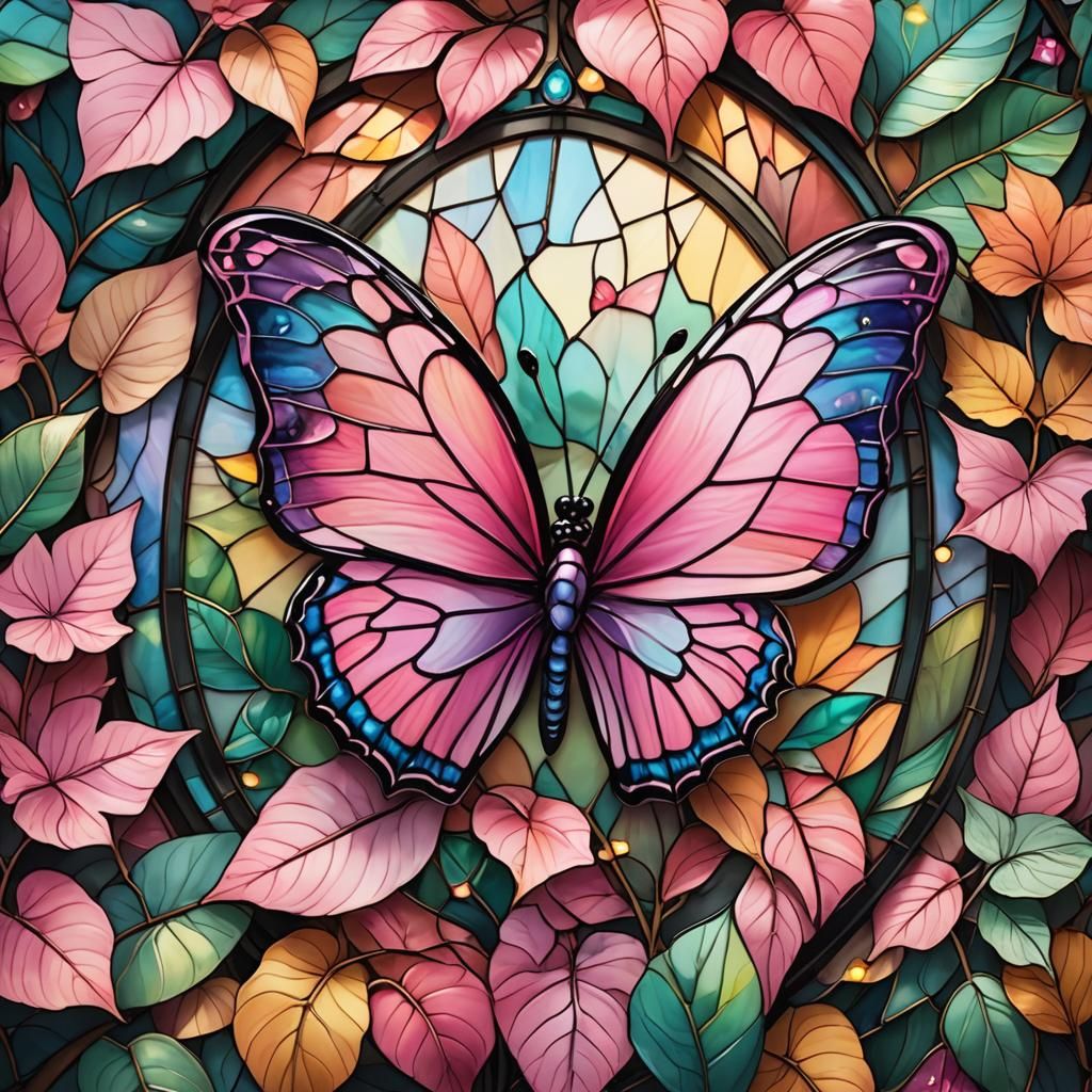 Stained Glass Butterfly
