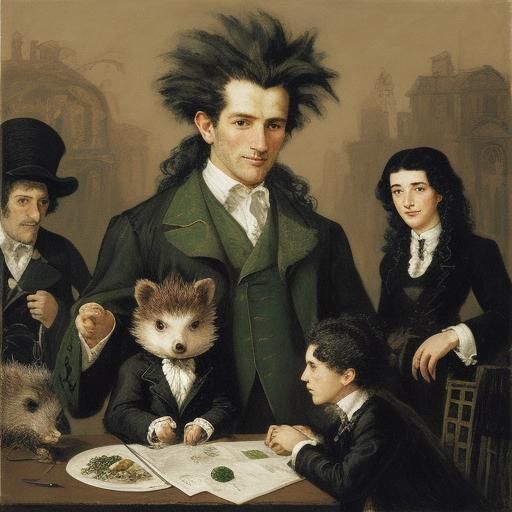 Hedgehogs in a Hedge Fund: An Artistic Allegory