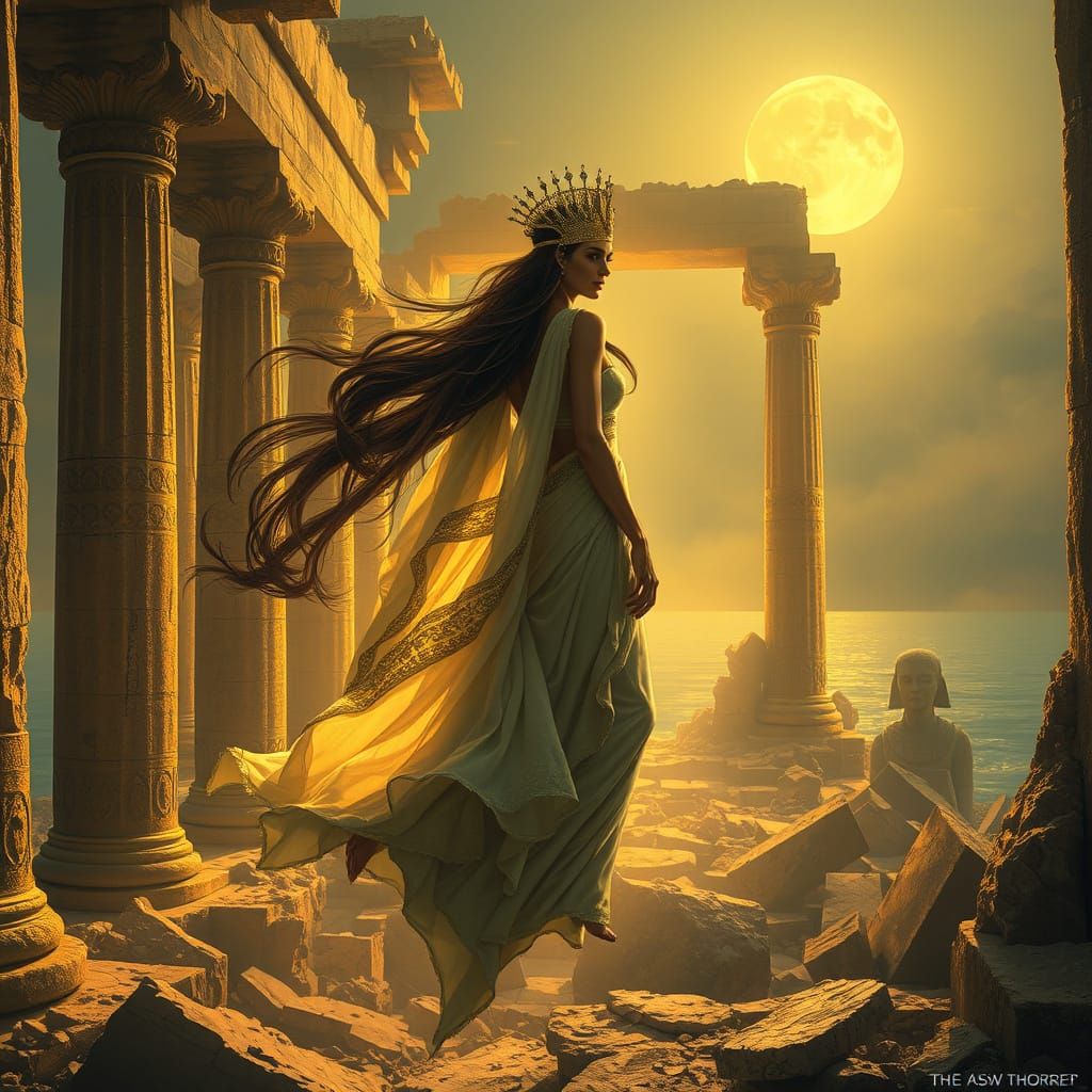 Egyptian Ghost Queen Falls into the Nile