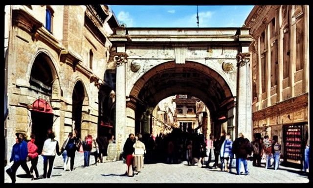 Grand Roman Market Entrance
