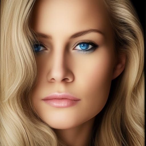 Professional Portrait of a Blonde Woman