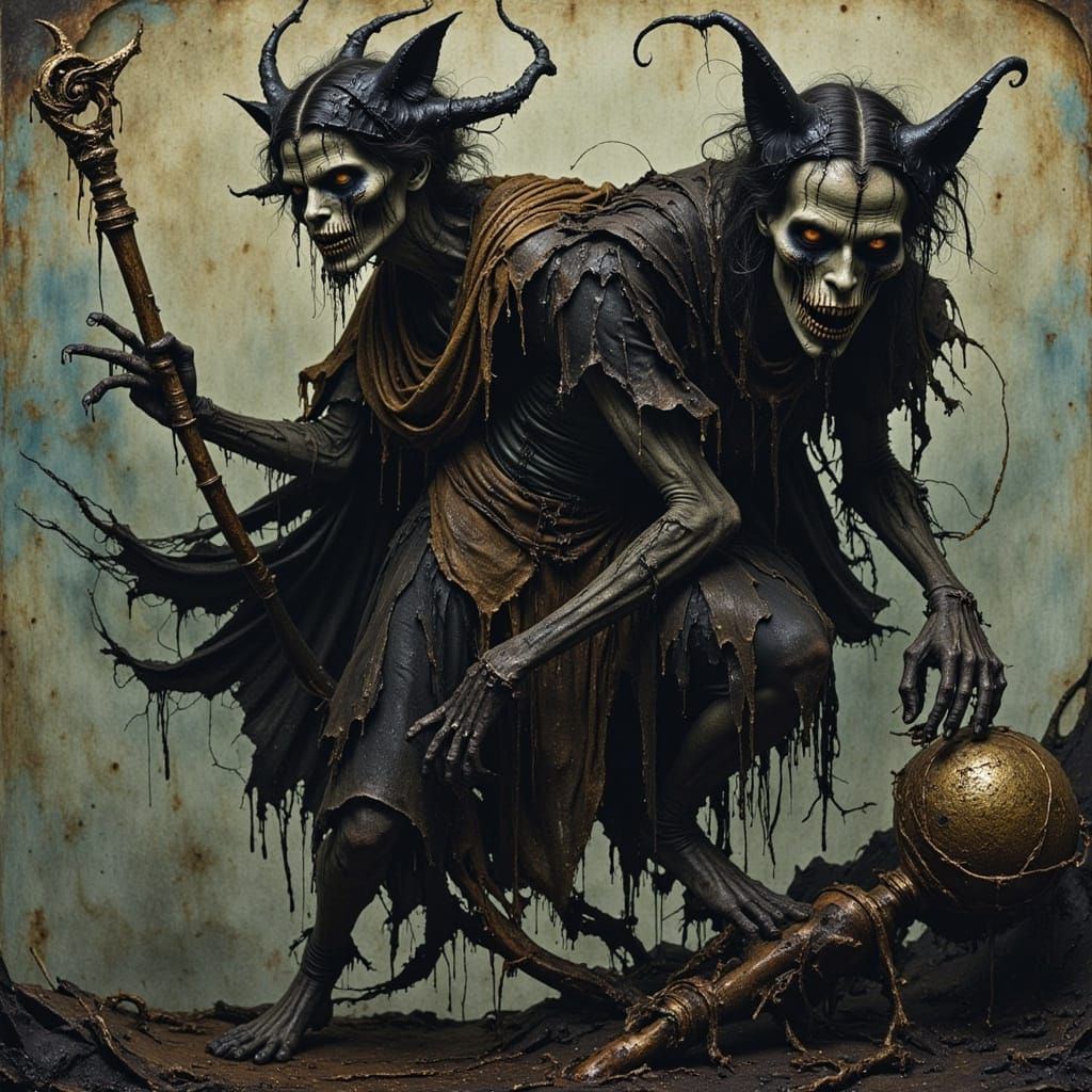 Wolf Demon King with Dark Goo and Marionette Style