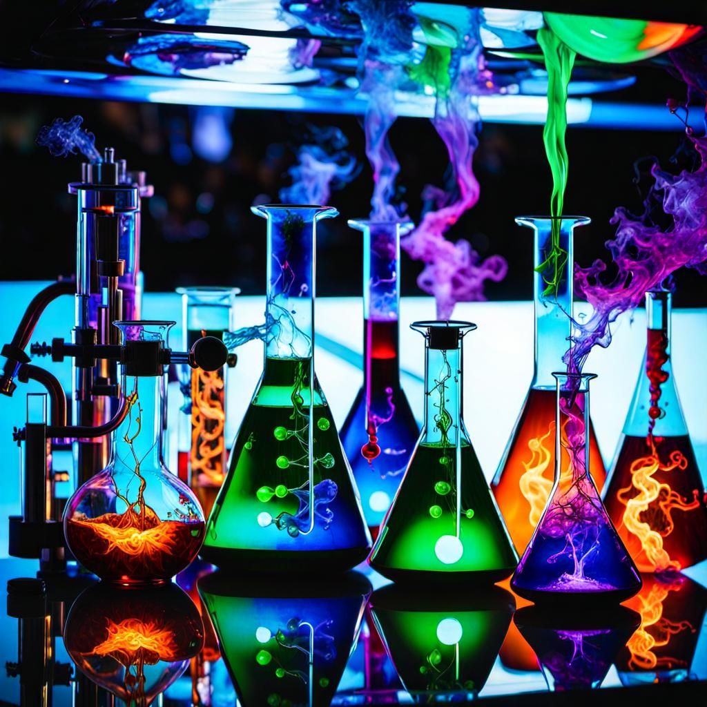 Complex Machines in Neon Liquid Hydrogen