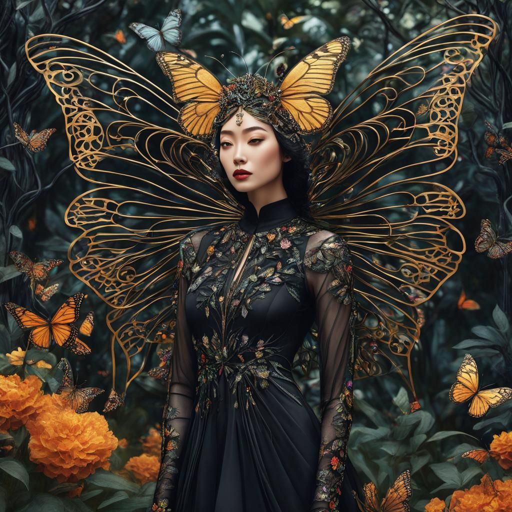 Mystic butterfly fairy