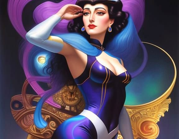 Beryl Letter B in Triadic Colors