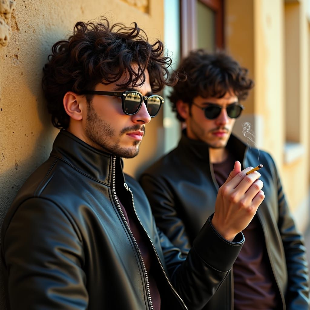 Italian Brothers in Sicily, Cinematic Photo