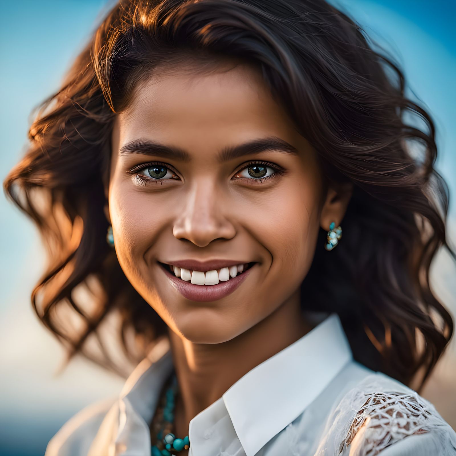 Serene Portrait of Joy